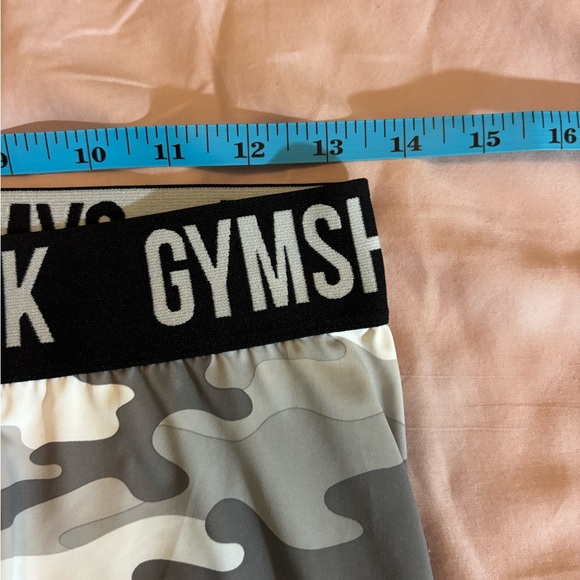 Gymshark Kids Camo Shorts - Black and Gray - Picture 3 of 5
